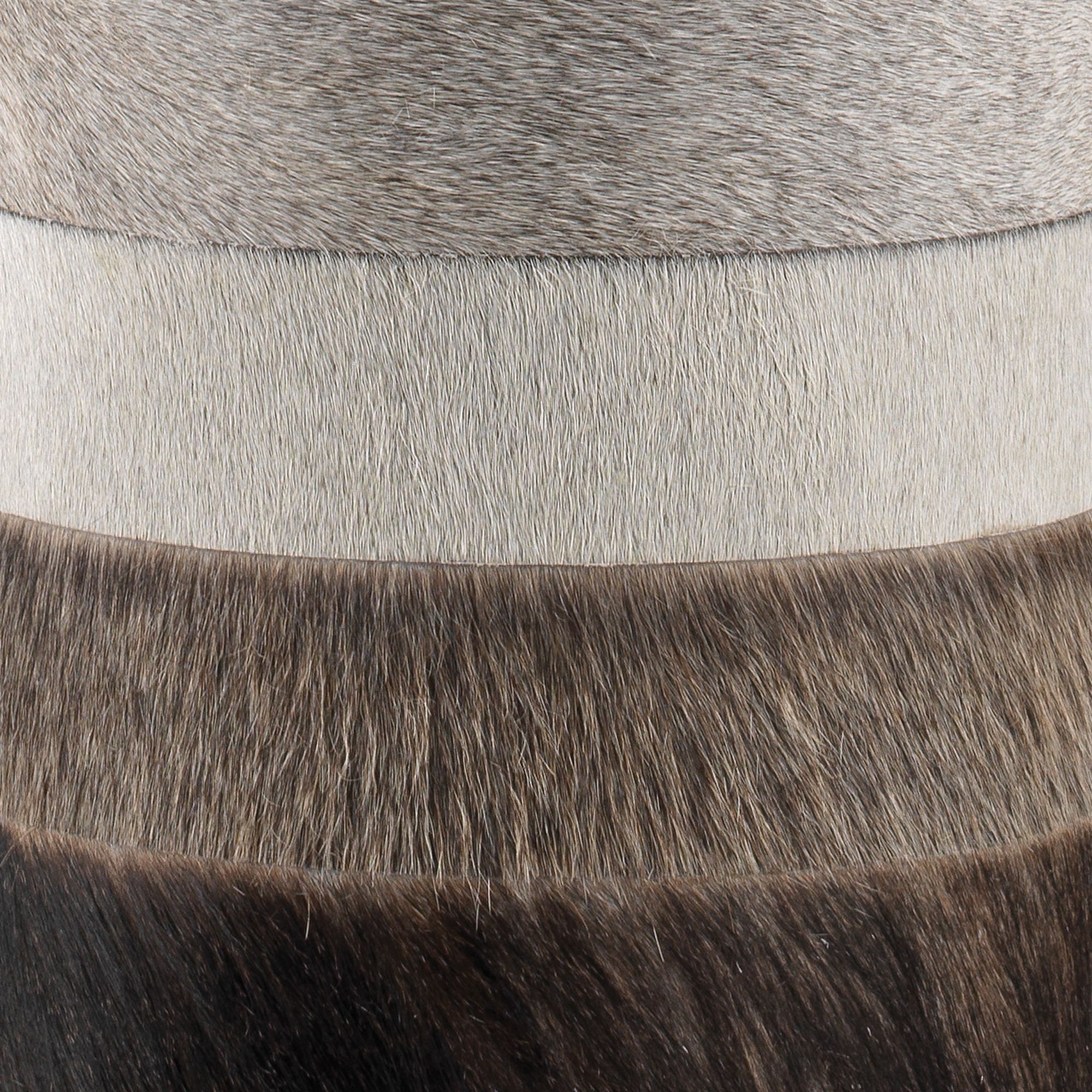 Image 2 Jamie Young Winslow 33" White and Gray Hide Table Lamp more views