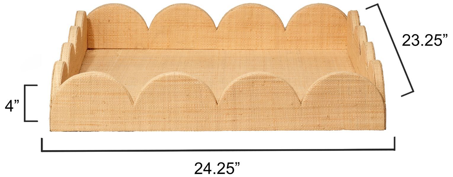 Image 5 Jamie Young Wonderland Scalloped Decorative Tray more views