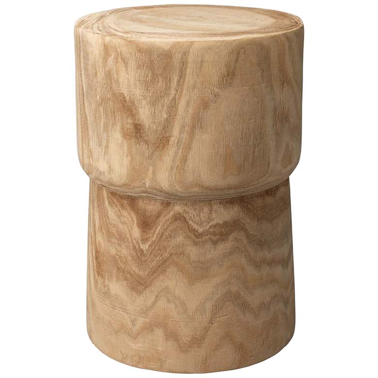 Image 3 Jamie Young Yucca 12" Wide Natural Wood Side Table
