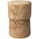 Jamie Young Yucca 12" Wide Natural Wood Side Table