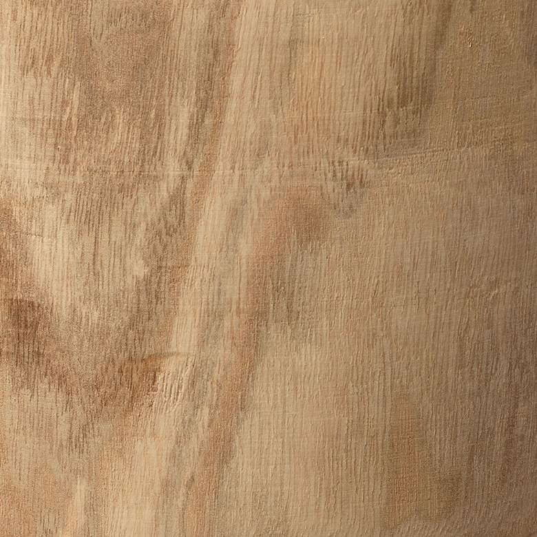 Image 4 Jamie Young Yucca 12" Wide Natural Wood Side Table more views