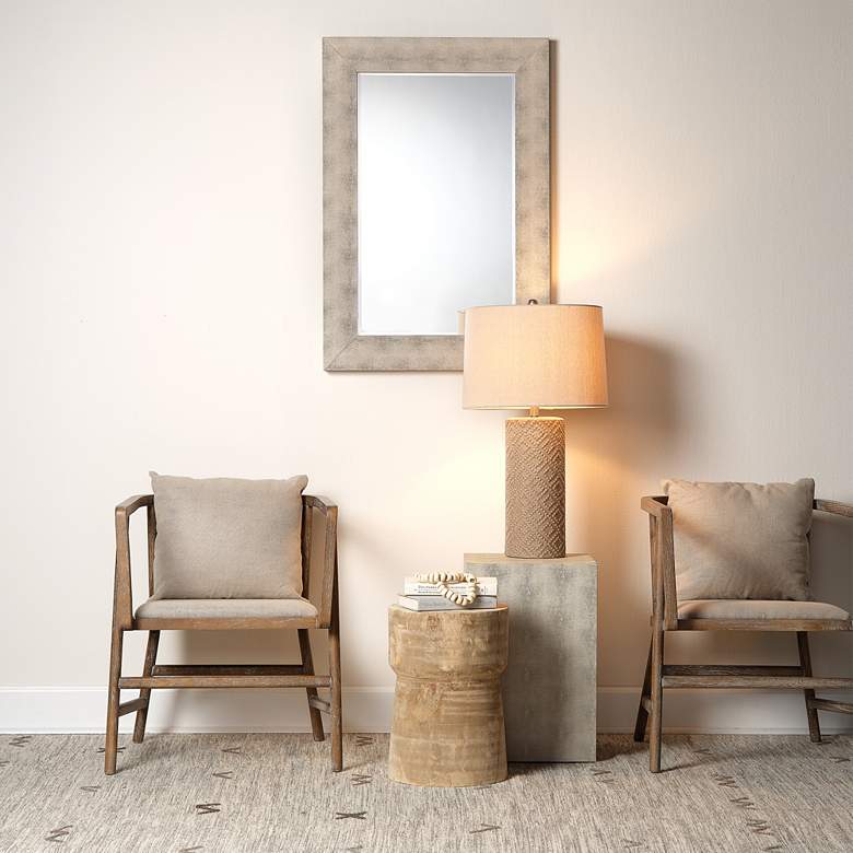 Image 5 Jamie Young Yucca 12" Wide Natural Wood Side Table more views