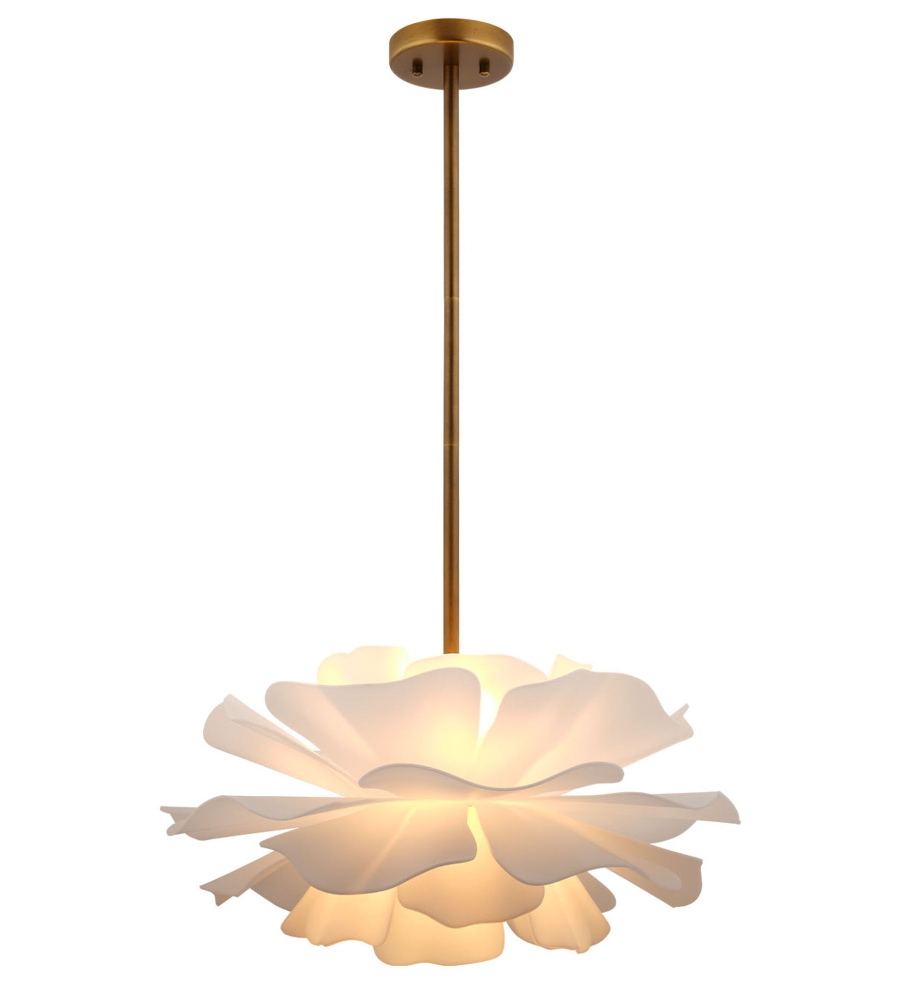 Jamie Young Zinnia 4-Light Acrylic Chandelier 18"