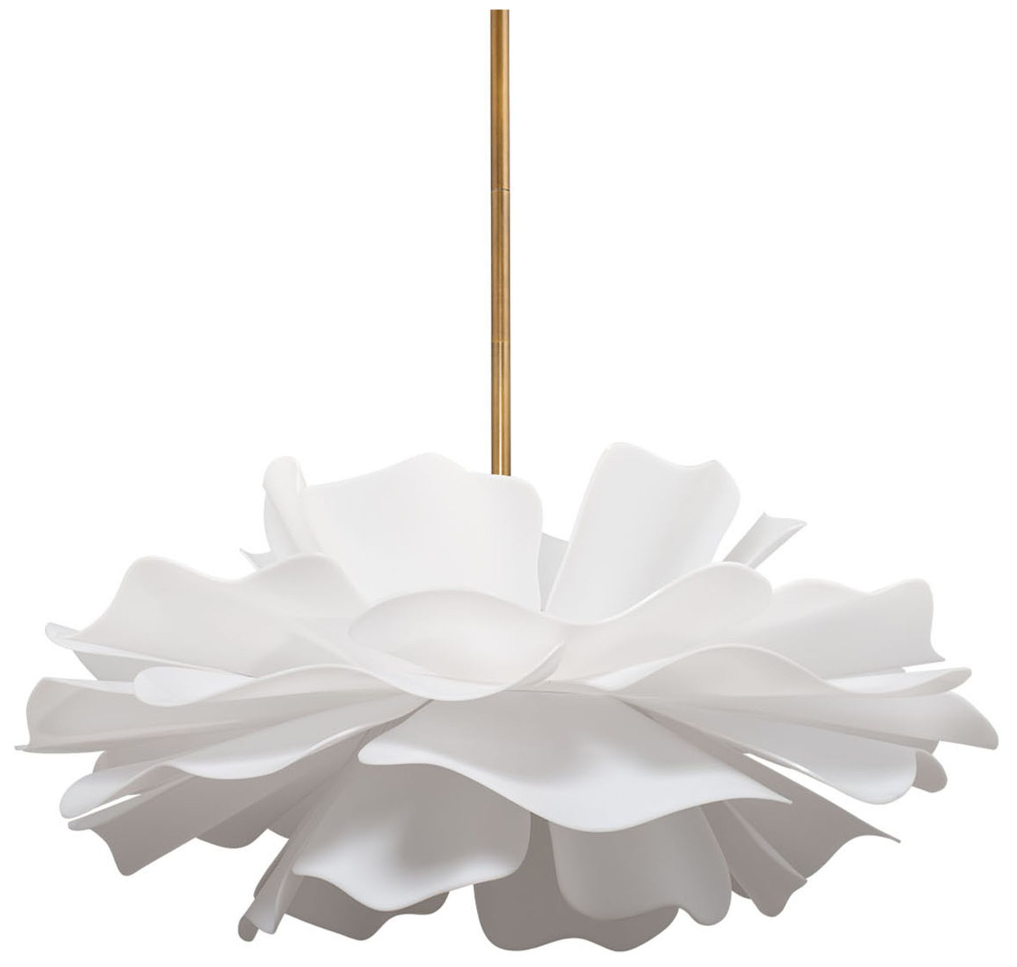 Image 2 Jamie Young Zinnia 4-Light Acrylic Chandelier 25"