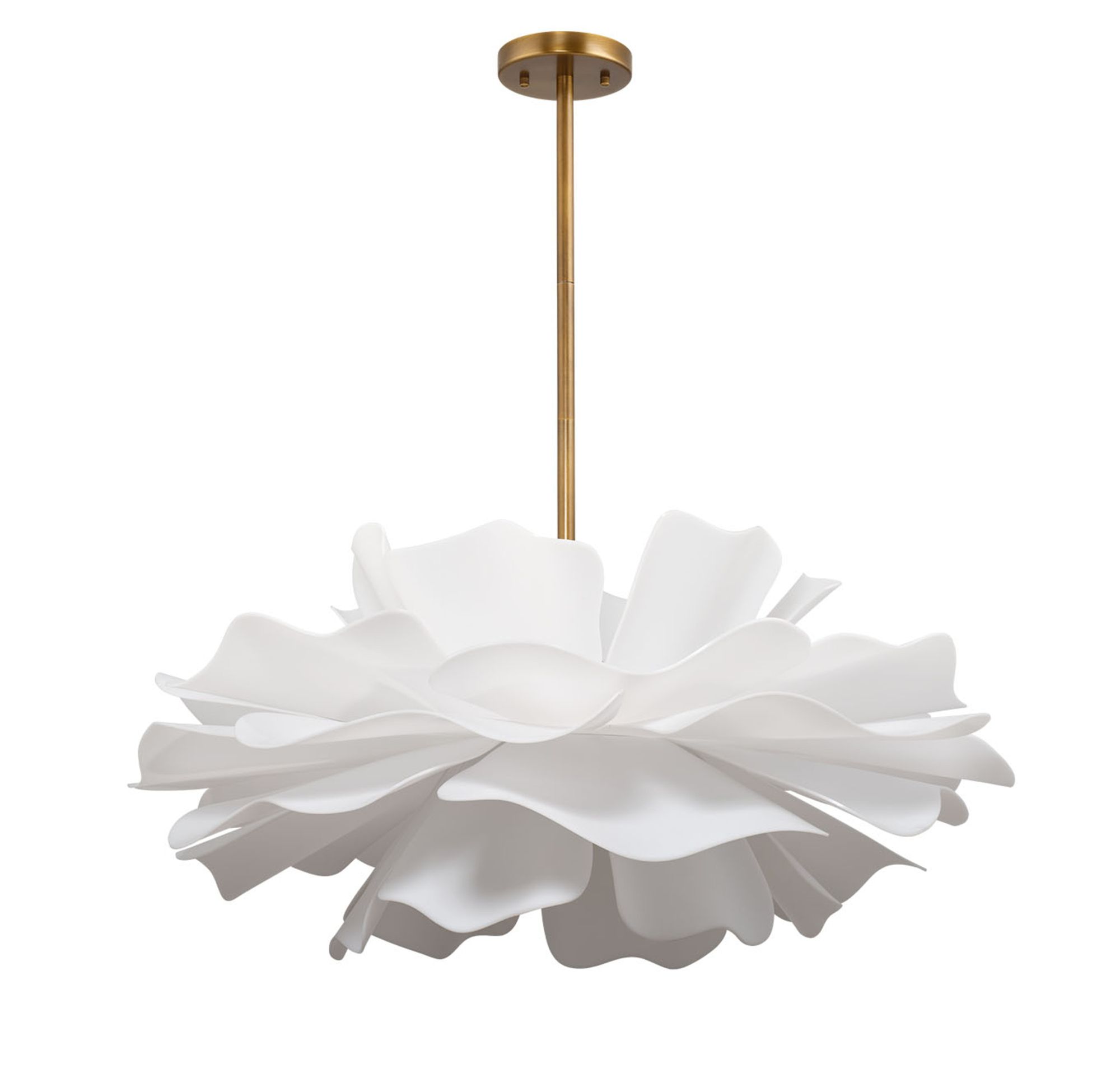 Image 6 Jamie Young Zinnia 4-Light Acrylic Chandelier 25" more views