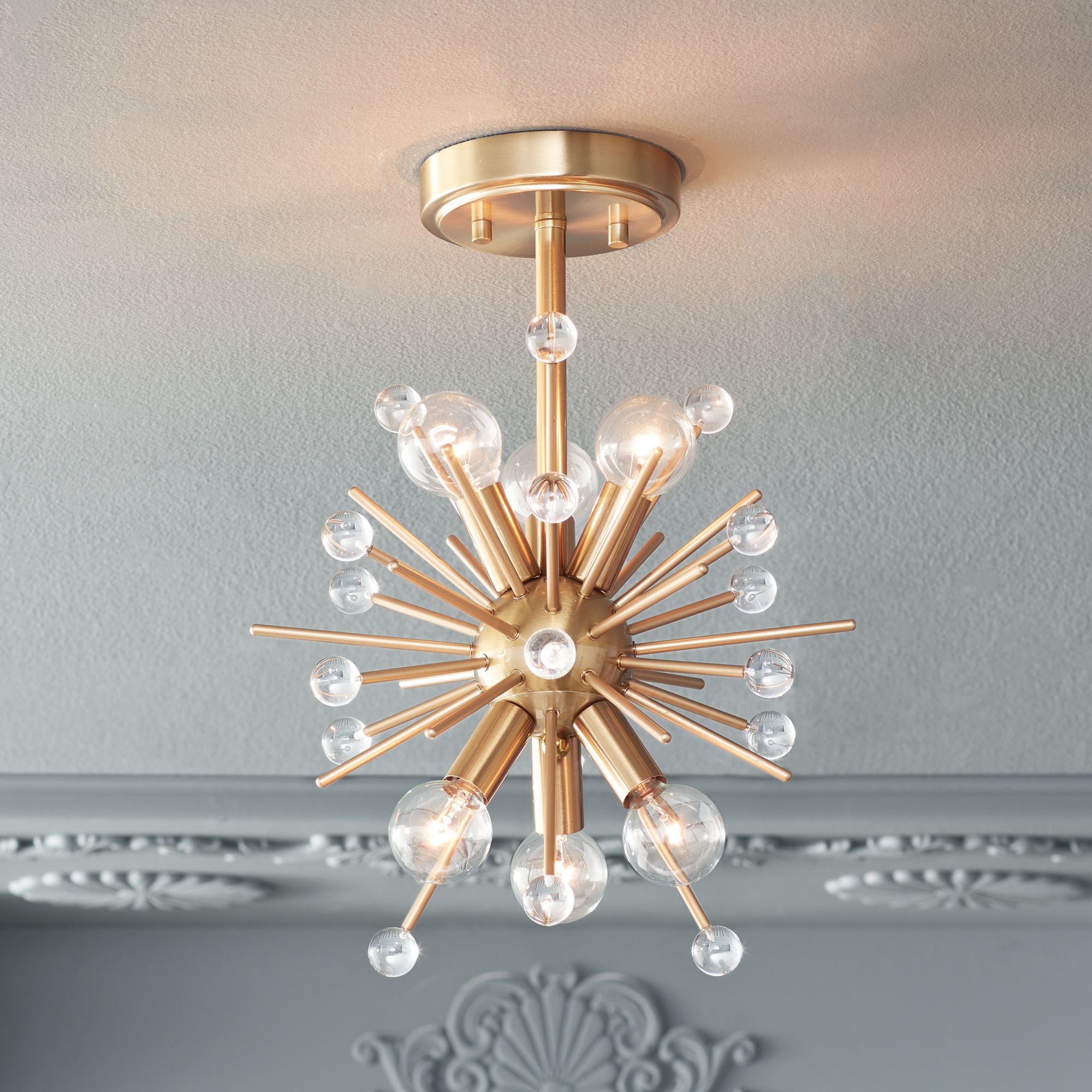 six bulb ceiling light