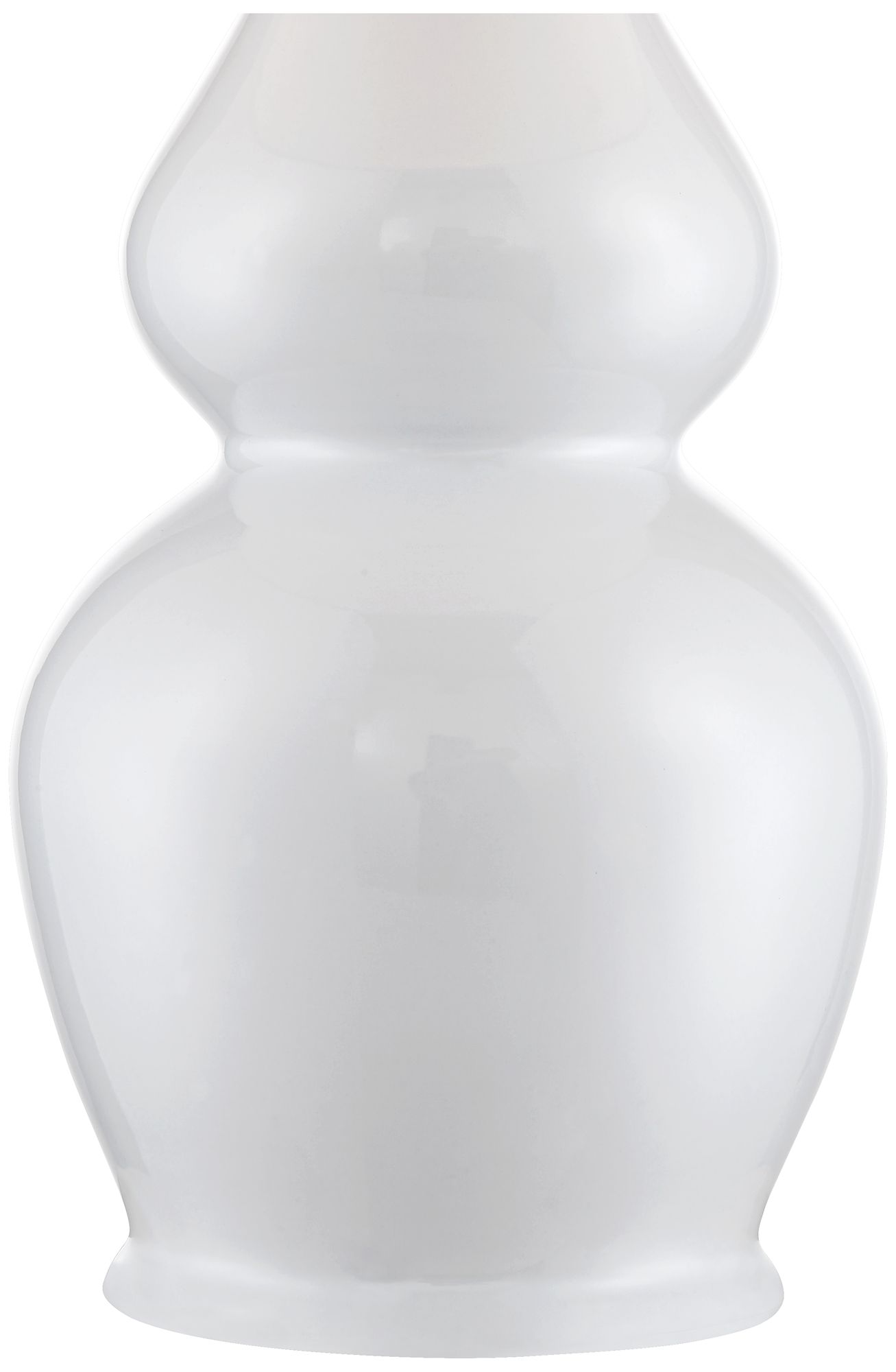 Image 6 Jane 25" Modern Gourd White Ceramic Table Lamps Set of 2 more views