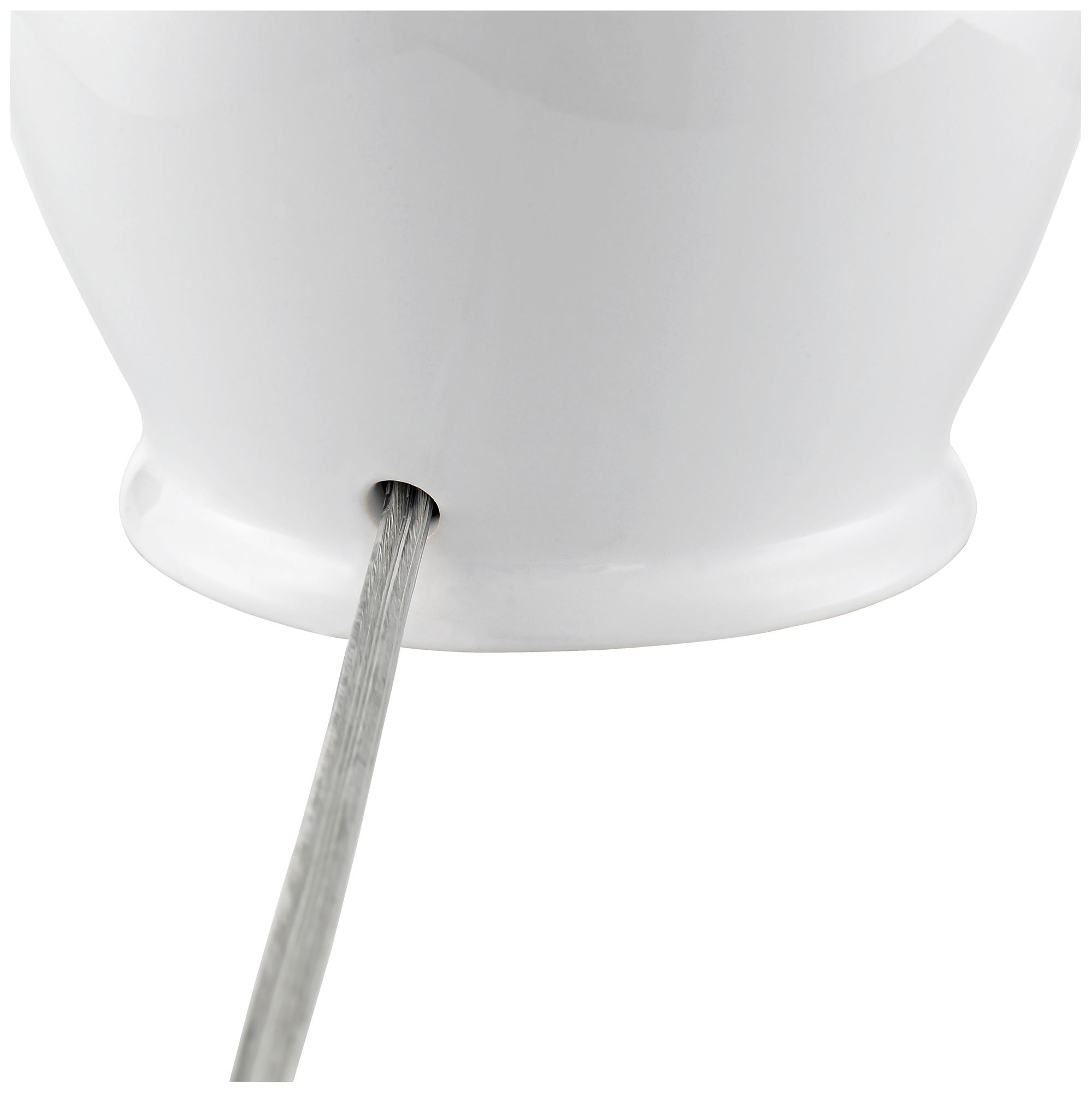 Image 7 Jane 25" Modern Gourd White Ceramic Table Lamps Set of 2 more views