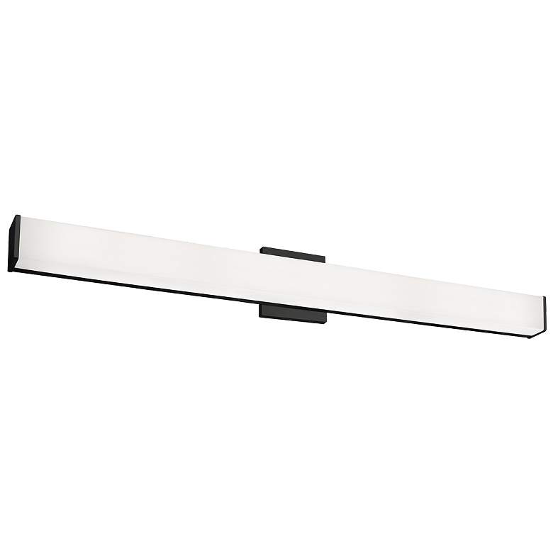 Image 1 Jane 36" Wide Black LED Vanity Bath Light