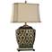 Jane Seymour Antique Platinum and Barbados Table Lamp