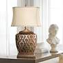 Jane Seymour Antique Platinum and Barbados Table Lamp