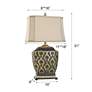7_Jane Seymour Antique Platinum and Barbados Table Lamp more views