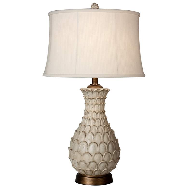 Image 1 Jane Seymour Westlake White and Bronze Table Lamp