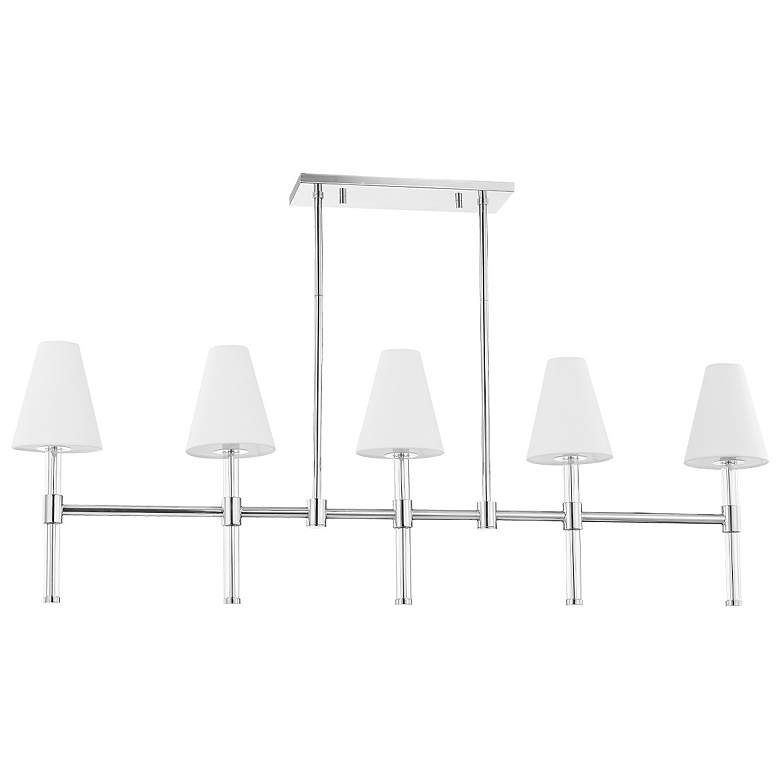 Image 1 Janelle 5 Light Island Polished Nickel