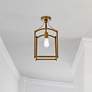 1_Janet 1 Lt Flush Mount In Brass