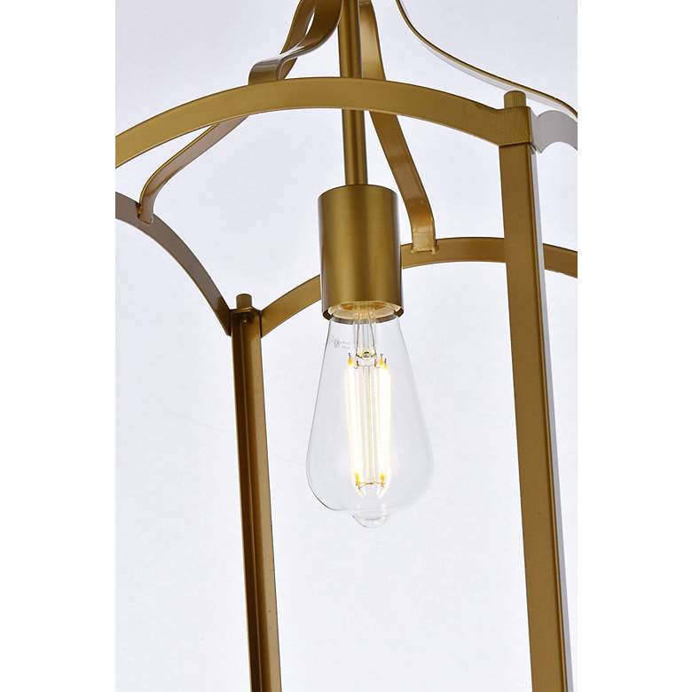 Image 5 Janet 1 Lt Flush Mount In Brass more views