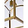 6_Janet 1 Lt Flush Mount In Brass more views