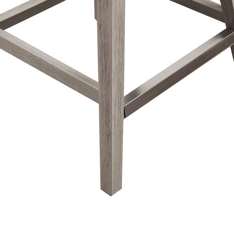 Image 4 Janet 25 3/4" High Charcoal Fabric Swivel Counter Stool more views