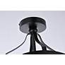 7_Janet 9 3/4" Wide Black Ceiling Light more views