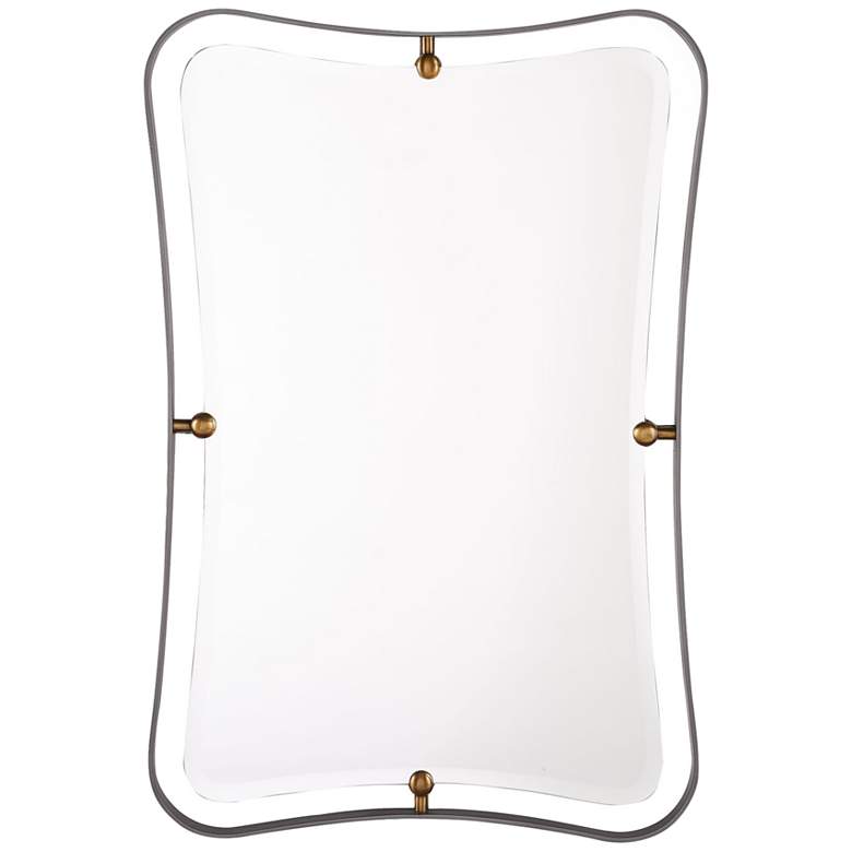 Image 1 Janey Hourglass Natural Iron 30" x 45" Wall Mirror