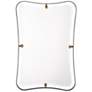 Janey Hourglass Natural Iron 30" x 45" Wall Mirror