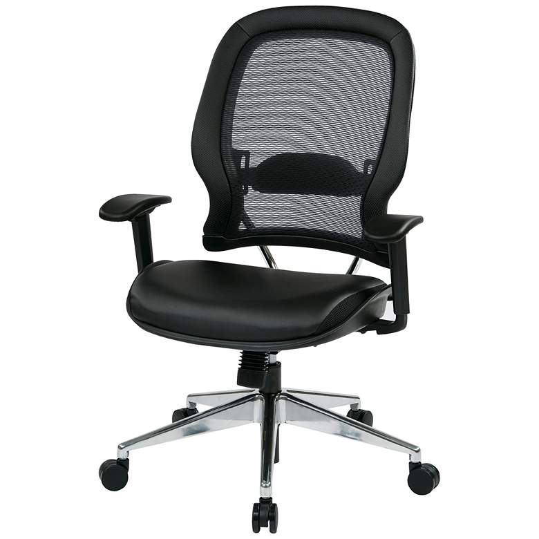 Image 3 Janna Black Adjustable Swivel Office Chair more views