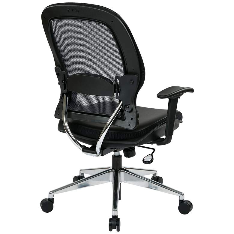 Image 4 Janna Black Adjustable Swivel Office Chair more views