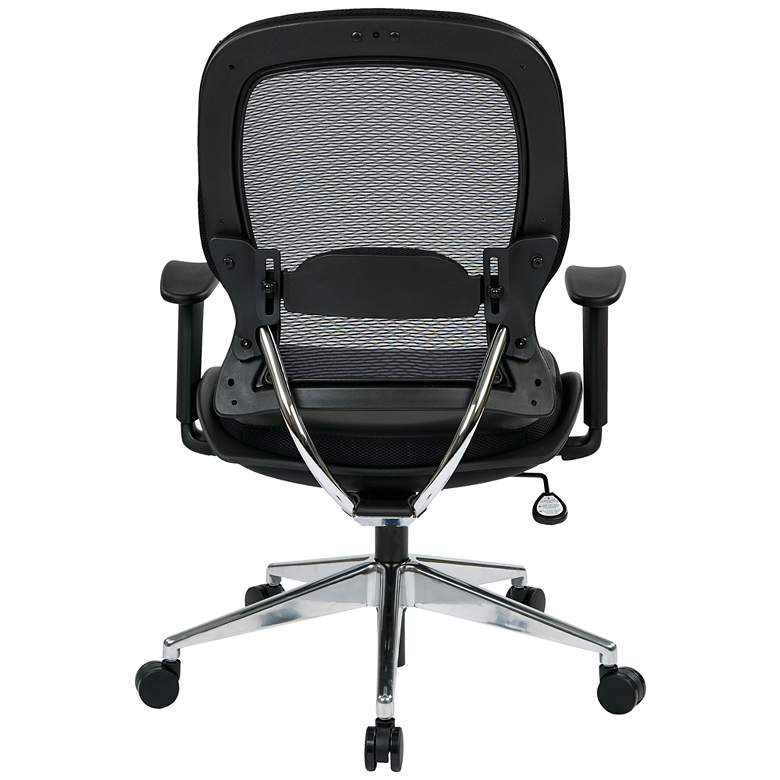 Image 5 Janna Black Adjustable Swivel Office Chair more views