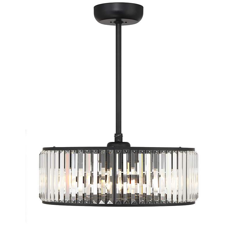 Image 1 Janus 5-Light Fan D'Lier in Matte Black