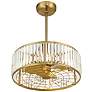 4_Janus 5-Light Fan D'Lier in Warm Brass more views