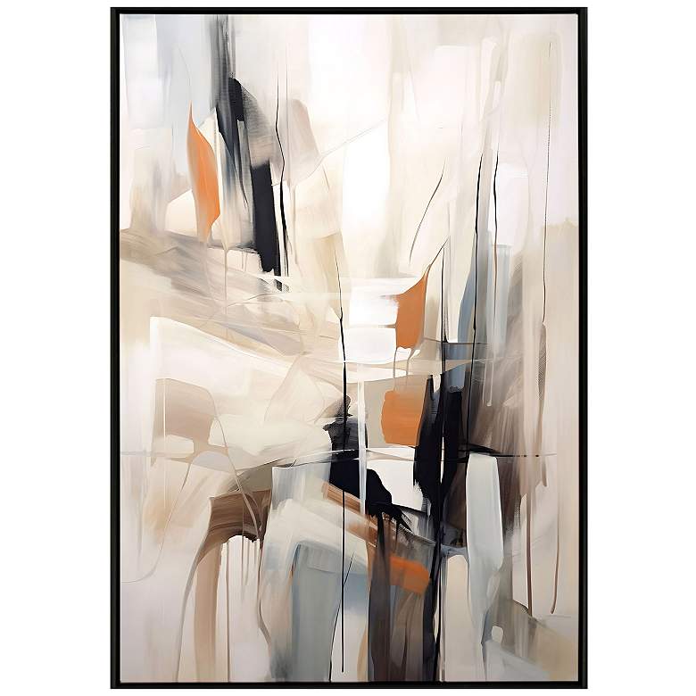 Image 1 Japandi 42"W x 62"H Contemporary Canvas