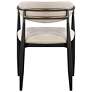 3_Jaramillo Arm Chair (Set-2) Beige Linen & Black more views