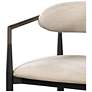 5_Jaramillo Arm Chair (Set-2) Beige Linen & Black more views