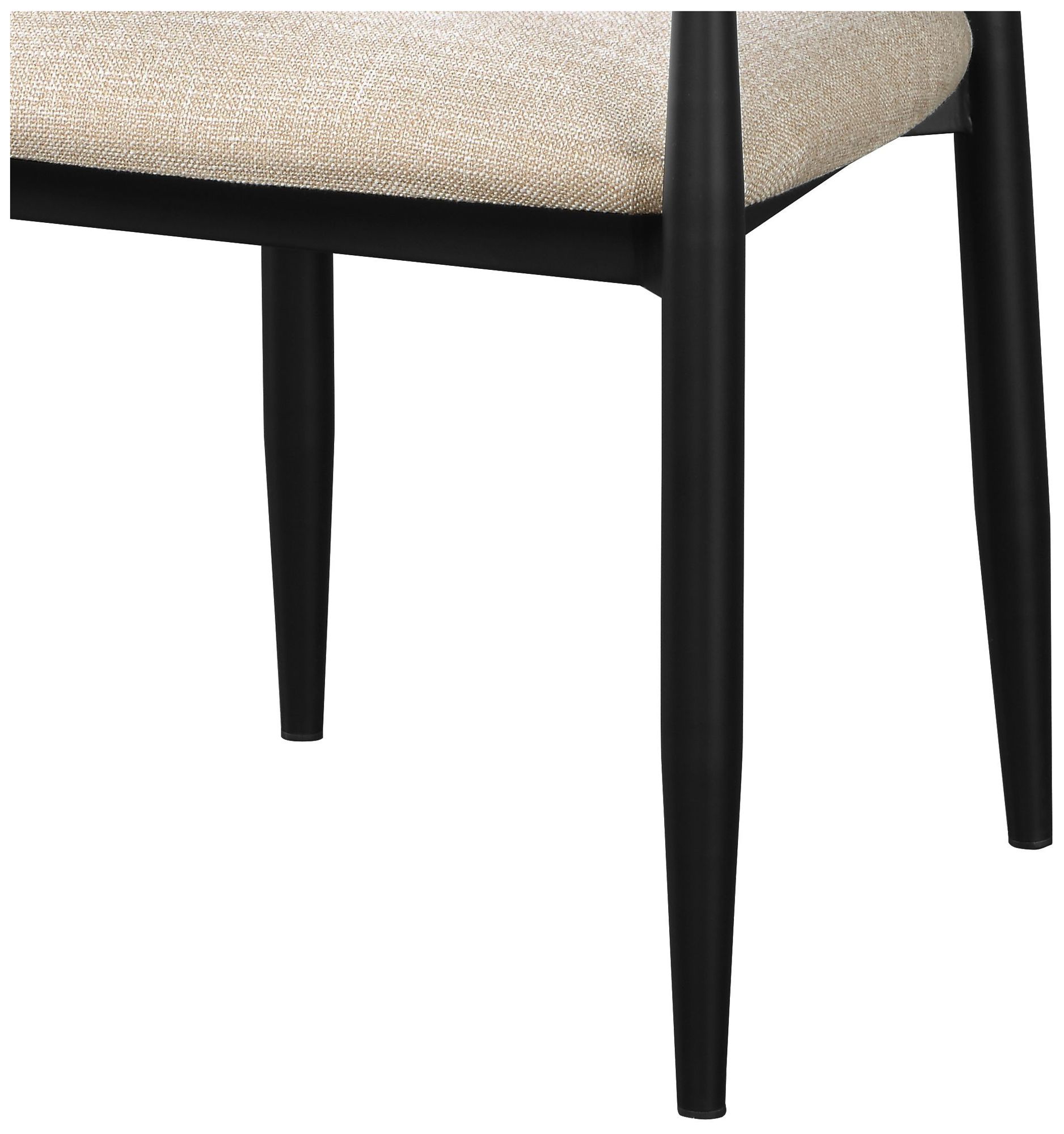 Image 6 Jaramillo Arm Chair (Set-2) Beige Linen & Black more views