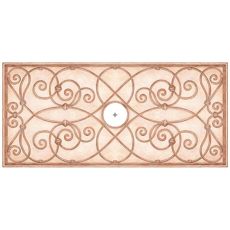Image 1 Jardin Light 36" Wide Repositionable Ceiling Medallion