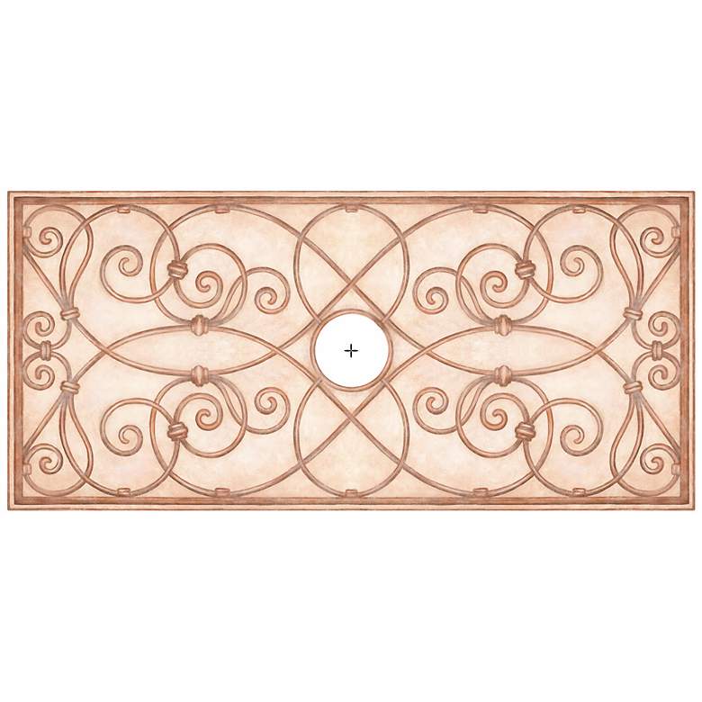 Image 1 Jardin Light 36 inch Wide Repositionable Ceiling Medallion