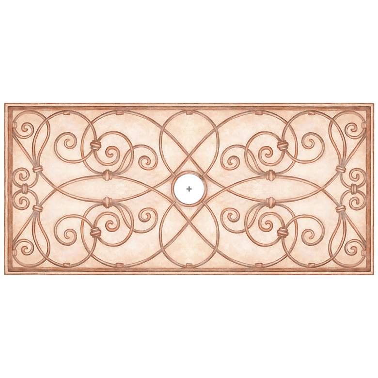 Image 1 Jardin Light 48" Wide Repositionable Ceiling Medallion