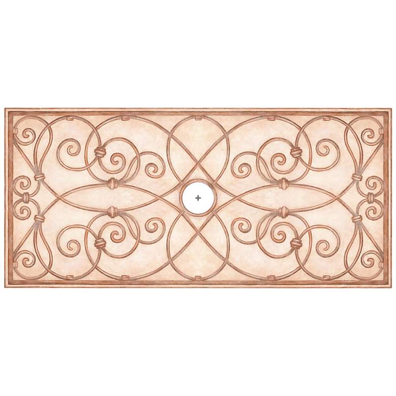 Image 1 Jardin Light 48 inch Wide Repositionable Ceiling Medallion