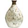 Jardine 16" High Clay and White Ceramic Vase