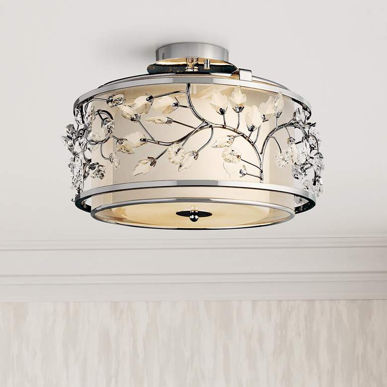 Image 1 Jardine Collection 15 1/2 inch Wide Ceiling Light Fixture