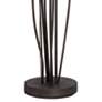 Watch A Video About the Black Metal and White Glass Tulip Floor Lamp