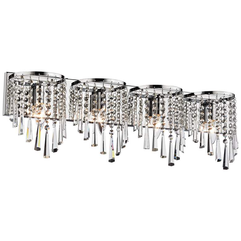 Image 1 Jariah 30" Wide Polished Chrome 4-Light Bath Light