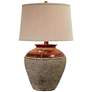 2_Jarosa 27" High Handcrafted Rustic Red Western Table Lamp