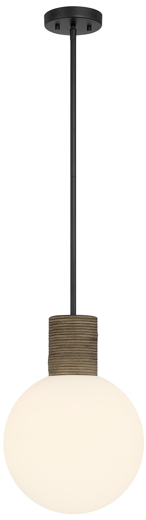 Jarrell 1-Light Pendant in Matte Black