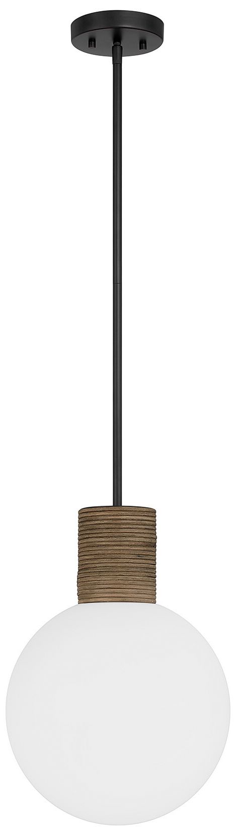 Image 4 Jarrell 1-Light Pendant in Matte Black more views