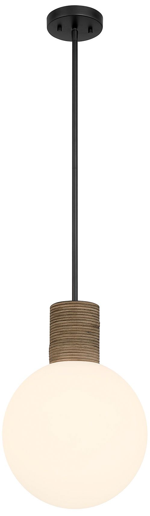 Image 5 Jarrell 1-Light Pendant in Matte Black more views