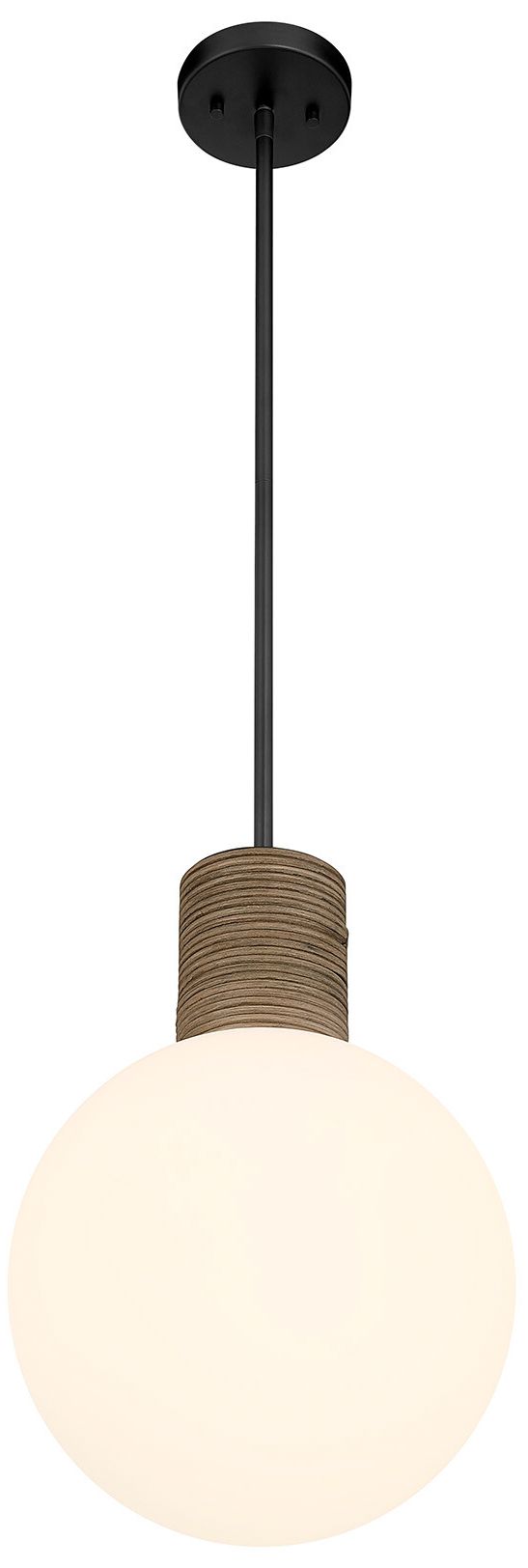 Image 6 Jarrell 1-Light Pendant in Matte Black more views