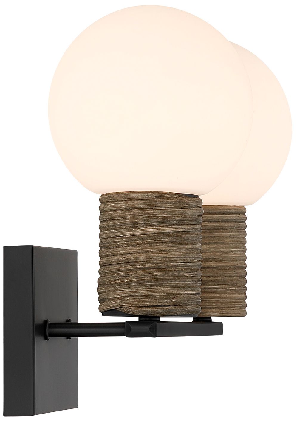 Image 5 Jarrell 2-Light Bathroom Vanity Light in Matte Black more views