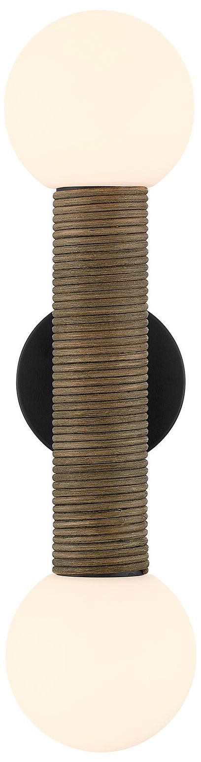 Image 4 Jarrell 2-Light Wall Sconce in Matte Black more views