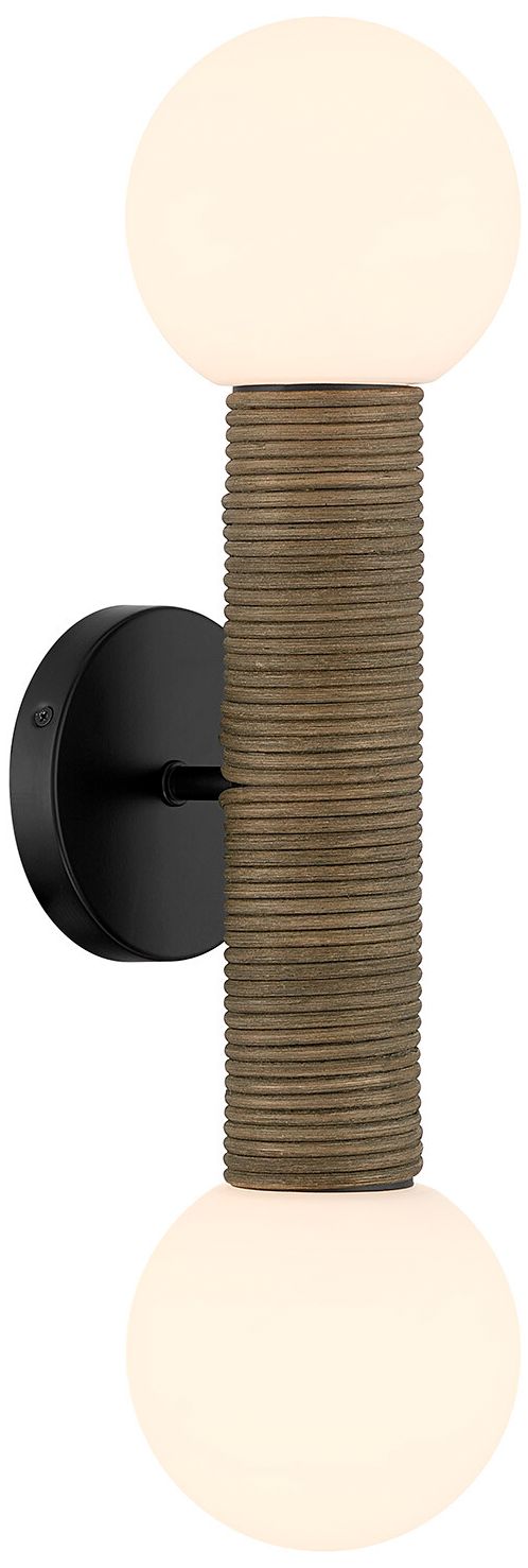 Image 5 Jarrell 2-Light Wall Sconce in Matte Black more views